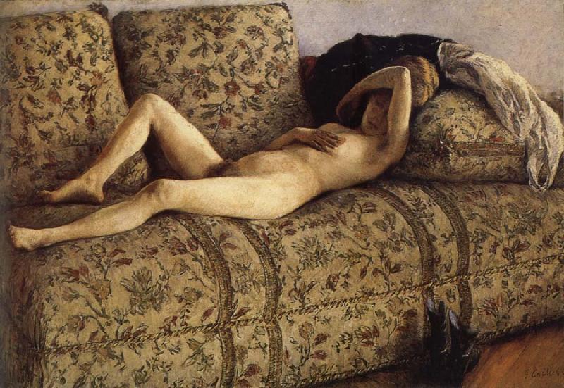 Gustave Caillebotte The female nude on the sofa China oil painting art